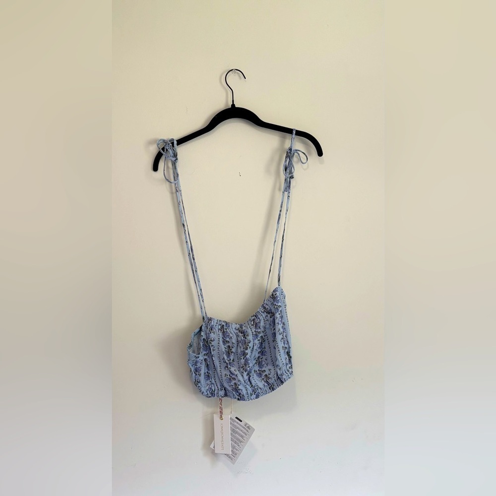 Love Shack Fancy CottageCore Coquette Crop Top Size L